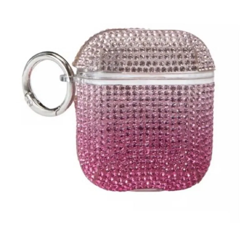 🛍️Pink Rhinestone AirPods Bling Case for AirPods Gen1/2 💥